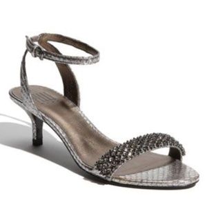 Pelle Moda Elephant Rhinestone Heels